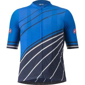 Castelli SPEED STRADA Pánský cyklistický dres, modrá, velikost