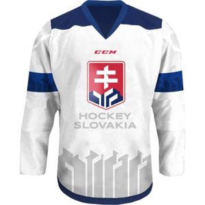 CCM DRES S VÝŠIVKOU LOGO SZLH 18/19 bílá L - Hokejový dres