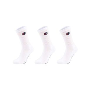 Champion 3PK CREW SOCKS Unisexové ponožky, bílá, veľkosť 39-42
