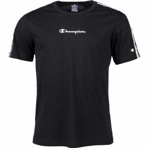 Champion CREWNECK T-SHIRT Pánské tričko, Šedá,Černá, velikost S
