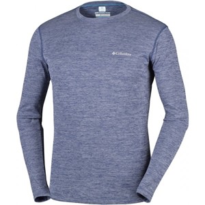 Columbia ZERO RULES LONG SLEEVE SHIRT Pánské funkční tričko, modrá, velikost XL
