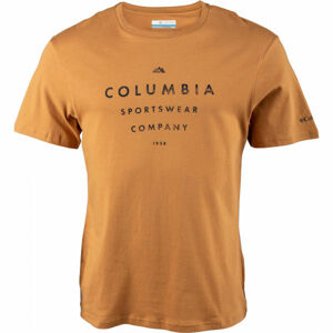 Columbia PATH LAKE GRAPHIC TEE II Pánské triko, Černá,Světle zelená, velikost S
