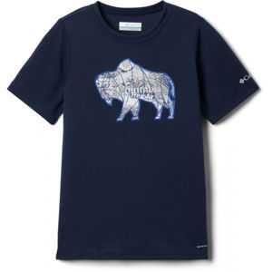 Columbia RANCO LAKE SHORT SLEEVE TEE Dětské triko, tmavě modrá, velikost XXS