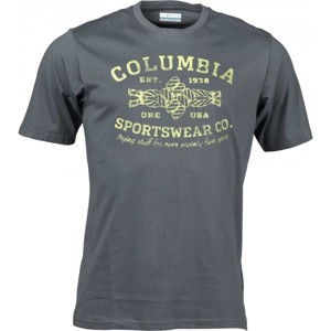 Columbia ROUGH N ROCKY SHORT SLEEVE TEE šedá L - Pánské tričko