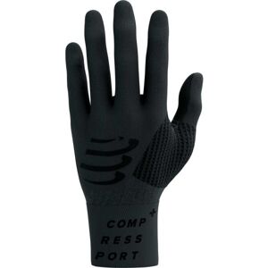 Compressport 3D THERMO GLOVES Běžecké rukavice, černá, veľkosť S/M