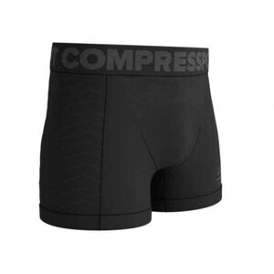 Compressport SEAMLESS BOXER Pánské funkční boxerky, černá, veľkosť S