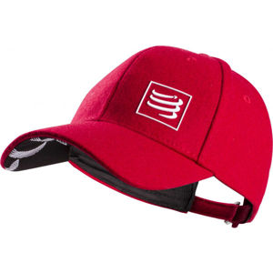 Compressport WOOL CAP červená UNI - Volnočasová kšiltovka
