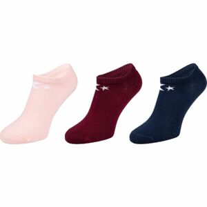Converse BASIC WOMEN LOW CUT 3PP Dámské ponožky, tmavě modrá, veľkosť 39-42