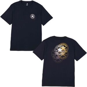 Converse CLASSIC FIT SEASONAL CHUCK PATCH NOVELTY TEE Unisexové tričko, černá, velikost XL