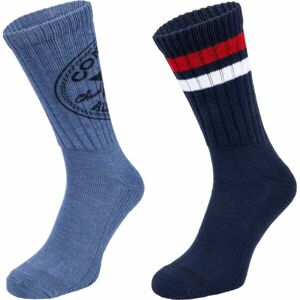 Converse MENS FASHION CREW 2PP Pánské ponožky, tmavě modrá, velikost 39-42