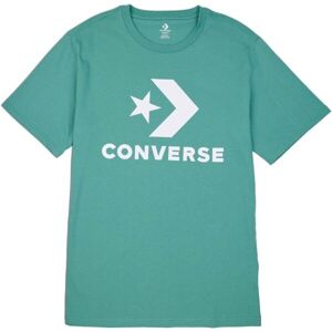 Converse STANDARD FIT CENTER FRONT LARGE LOGO STAR CHEV SS TEE Unisexové tričko, světle zelená, veľkosť S