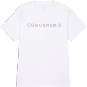 Converse WORDMARK SS TEE Dámské tričko, bílá, velikost XS