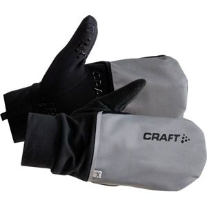 Craft HYBRID WEATHER černá S - Kombinované cyklistické rukavice