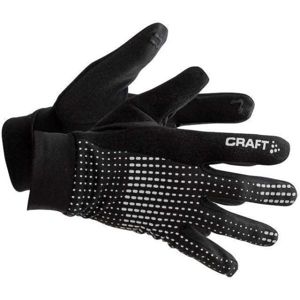Craft BRILLIANT černá S - Funkční běžecké rukavice