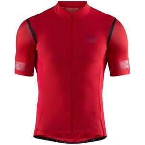 Craft HALE GLOW červená M - Pánský cyklistický dres