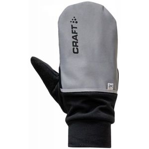 Craft HYBRID WEATHER černá XS - Kombinované cyklistické rukavice