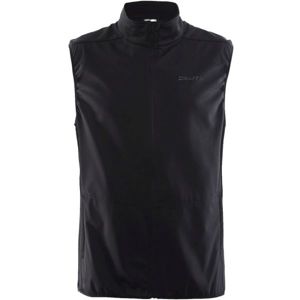 Craft WARM černá S - Pánská softshellová vesta