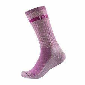 Devold OUTDOOR MEDIUM WOMAN SOCK Dámské sportovní ponožky, růžová, velikost