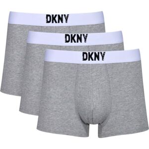 DKNY LAWRENCE Pánské boxerky, šedá, veľkosť XL
