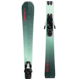 Elan PRIMETIME N°4+ W PS + ELW 11 GW Dámské sjezdové lyže, tmavě zelená, velikost