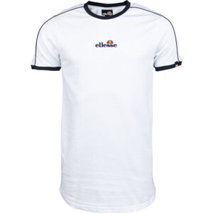 ELLESSE T-SHIRT RIESCO TEE Pánské tričko, Bílá,Černá, velikost S