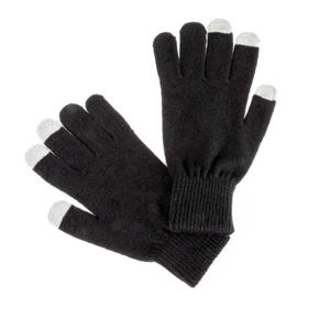 Finmark DÁMSKÉ ZIMNÍ RUKAVICE Dámské zimní pletené rukavice, černá, veľkosť UNI