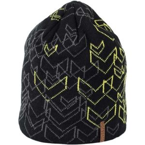Finmark DIVISION Zimní pletená čepice, černá, velikost UNI