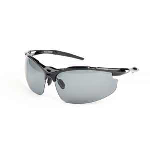 Finmark FNKX1820 Sportovní sluneční brýle s polarizačními skly, černá, velikost UNI