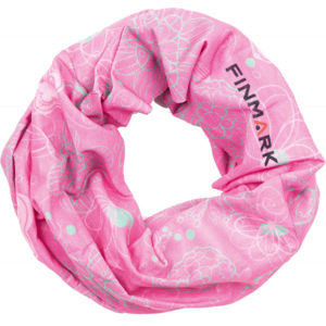 Finmark FS-116 Multifunkční šátek, Růžová,Černá,Tyrkysová, velikost
