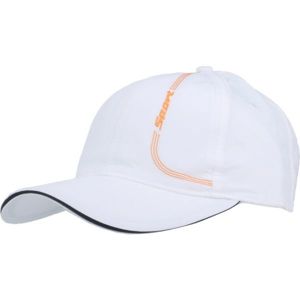 Finmark FNKC719 Letní baseballová čepice, bílá, velikost os