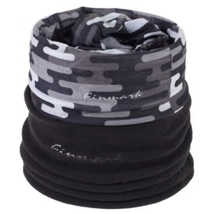 Finmark Multifunkční šátek s flísem Multifunkční šátek, tmavě šedá, veľkosť UNI
