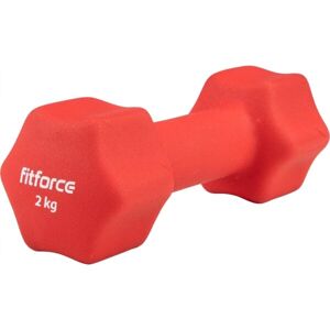 Fitforce FDBN 2 KG Jednoruční činka, červená, velikost