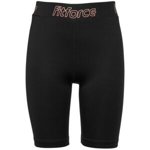 Fitforce MARGA Dívčí fitness šortky, černá, veľkosť 116-122