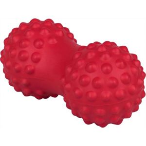 Fitforce MASSAGE BALL PEANUT Masážní míček, červená, velikost os