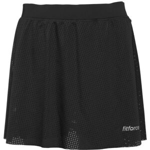 Fitforce RENDA Dámská běžecká sukně 2 v 1, černá, veľkosť M
