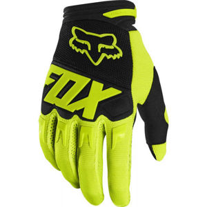 Fox DIRTPAW JR žlutá XS - Dětské cyklo rukavice