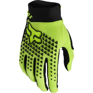 Fox DEFEND Pánské cyklistické rukavice, žlutá, velikost XL