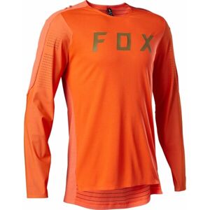 Fox FLEXAIR PRO LS JERSEY Pánský enduro dres, oranžová, velikost XL