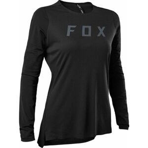 Fox FLEXAIR PRO LS JERSEY W Dámský dres na kolo, černá, veľkosť L