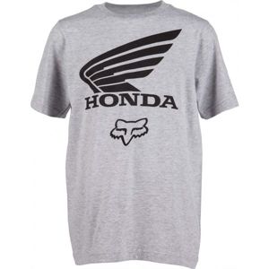 Fox YOUTH FOX HONDA SS šedá XL - Dětské tričko