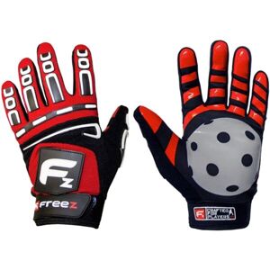 FREEZ GLOVES G-180 SR Florbalové brankářské rukavice, červená, velikost