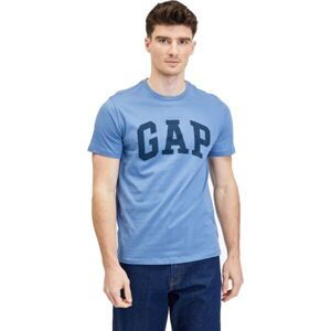 GAP BASIC LOGO Pánské tričko, světle modrá, velikost