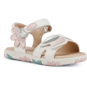 Geox J S.HAITI G. C Dívčí sandály, bílá, velikost