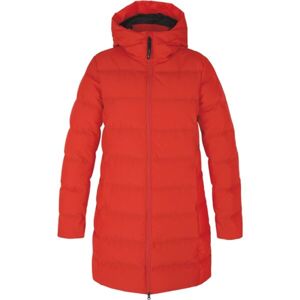 Hannah GAIA Dámský péřový kabát, červená, velikost 36