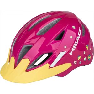 Head KID Y11A Dětská cyklistická helma, růžová, velikost (47 - 52)