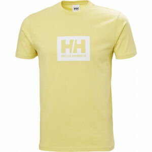 Helly Hansen HH BOX TEE Pánské triko, žlutá, velikost M