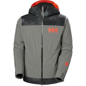 Helly Hansen POWDREAMER 2.0 Pánská lyžařská bunda, tmavě šedá, veľkosť S