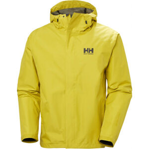 Helly Hansen SEVEN J Pánská voděodolná bunda, žlutá, veľkosť XL