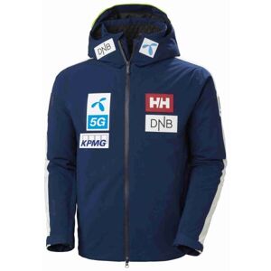 Helly Hansen WORLD CUP INSULATED Pánská zateplená lyžařská bunda, modrá, veľkosť L
