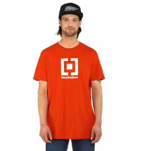 Horsefeathers BASE T-SHIRT Pánské tričko, Červená,Bílá, velikost S